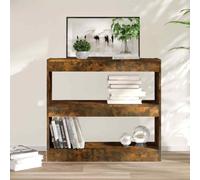 vidaXL Libreria/Divisorio Rovere Fumo 80x30x72 cm