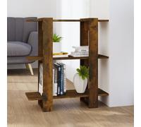 vidaXL Libreria/Divisorio Rovere Fumo 80x30x87 cm
