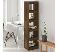 vidaXL Libreria/Divisorio Rovere Marrone 40x30x166 cm