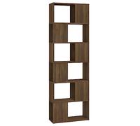 vidaXL Libreria/Divisorio Rovere Marrone 60x24x186 cm