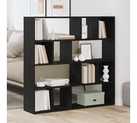 vidaXL Libreria/Divisorio Rovere Nero 105x24x102 cm