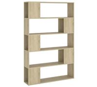 vidaXL Libreria/Divisorio Rovere Sonoma 100x24x155 cm in Truciolato