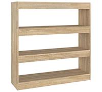 vidaXL Libreria/Divisorio Rovere Sonoma 100x30x103 cm