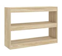 vidaXL Libreria/Divisorio Rovere Sonoma 100x30x72 cm