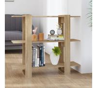 vidaXL Libreria/Divisorio Rovere Sonoma 100x30x87 cm