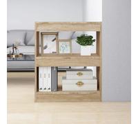 vidaXL Libreria/Divisorio Rovere Sonoma 60x30x72 cm