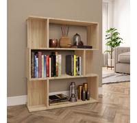 vidaXL Libreria/Divisorio Rovere Sonoma 80x24x96 cm Legno Ingegnerizzato