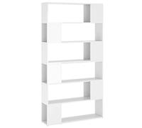 vidaXL Libreria/Divisorio Stanza Bianco Lucido 100x24x188 cm