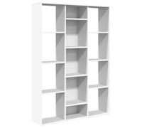 vidaXL Libreria/Divisorio Versatile Moderna Elegante Robusta Scaffali Espositore Parete Attrezzata Bianco 100x24x140 cm in Multistrato