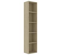 vidaXL Libreria Effetto Rovere Sonoma 40x30x189 cm in Truciolato