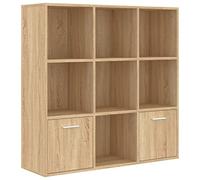 vidaXL Libreria Effetto Rovere Sonoma 98x30x98 cm in Truciolato