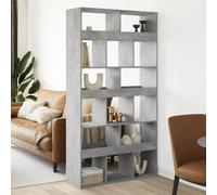vidaXL Libreria Grigio Cemento 100x33x187,5 cm in Truciolato
