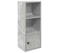vidaXL Libreria Grigio Cemento 31x24x77 cm in Legno Multistrato