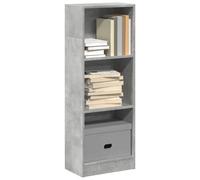 vidaXL Libreria Grigio Cemento 40x24x109 cm in Truciolato