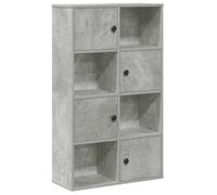 vidaXL Libreria Grigio Cemento 60x24x101,5 cm in Legno Multistrato