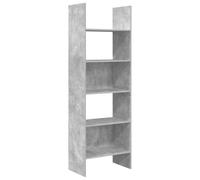 VidaXL Libreria Grigio cemento 60x35x180 cm Agglomerato
