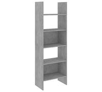 VidaXL Libreria Grigio cemento 60x35x180 cm Agglomerato