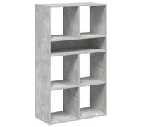 vidaXL Libreria Grigio Cemento 66x31x112 cm in Legno Multistrato