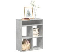 vidaXL Libreria Grigio Cemento 66x31x80 cm in Legno Multistrato