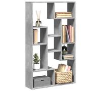 vidaXL Libreria Grigio Cemento 72x20x120 cm in Truciolato - Scaffale per libri