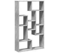 vidaXL Libreria Grigio Cemento 72x20x120 cm in Truciolato - Scaffale per libri
