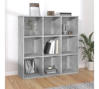 vidaXL Libreria Grigio Cemento 98x29x97,5 cm in Legno Multistrato