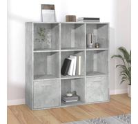 vidaXL Libreria Grigio Cemento 98x30x98 cm in Legno Multistrato Caratterizzata da un design elegante e classico, questa libreria sarà un'aggiunta pratica e decorativa al vostro arredamento. La libreri