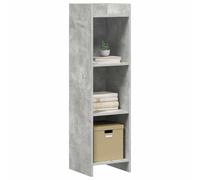 vidaXL Libreria Grigio Concretè 30 x 30 x 111 cm Legno ingegnerizzato