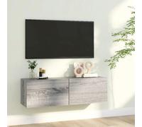 vidaXL Libreria Grigio Sonoma 100x30x30 cm in Legno Ingegnerizzato Questo mobile TV può essere facilmente fissato alla parete, diventando un pezzo decorativo e pratico del vostro arredamento. Ampio sp