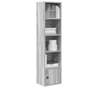 vidaXL Libreria Grigio Sonoma 31x24x127 cm in Legno Multistrato
