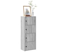 vidaXL Libreria Grigio Sonoma 40x24x102 cm in Legno Multistrato