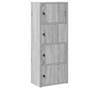 vidaXL Libreria Grigio Sonoma 40x24x102 cm in Legno Multistrato, Armadio di stoccaggio, libreria Rack, scaffale di stoccaggio, libreria scaffale