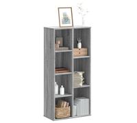 vidaXL Libreria Grigio Sonoma 50x25x105 cm in Legno Multistrato