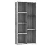 vidaXL Libreria Grigio Sonoma 50x25x106 cm