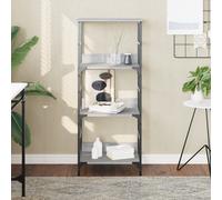 vidaXL Libreria Grigio Sonoma 50x33x117,5 cm in Legno Multistrato