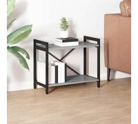 vidaXL Libreria Grigio Sonoma 60 x 30 x 50 cm Legno Multistrato, Libreria Industriale Moderna, Scaffale a più Livelli, Mobile Decorativo per Organizzare Casa
