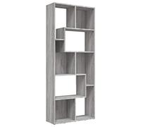 Libreria Grigio Sonoma 67x24x161 cm in Legno Ingegnerizzato