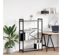 vidaXL Libreria Grigio sonoma 80 x 30 x 120 cm Legno multistrato
