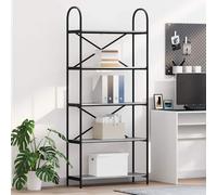 vidaXL Libreria Grigio sonoma 80 x 30 x 183 cm Legno multistrato