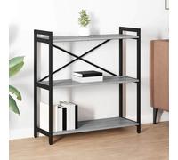 vidaXL Libreria Grigio sonoma 80 x 30 x 85 cm Legno multistrato
