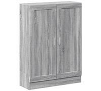 VIDAXL - Libreria Grigio Sonoma 82,5x30,5x115 Cm In Legno Multistrato