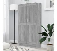 vidaXL Libreria Grigio Sonoma 82,5x30,5x150 cm in Legno Multistrato