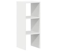 vidaXL Libreria Impilabili Bianca 30x30x80 cm in Legno Multistrato