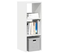 vidaXL Libreria Impilabili Bianca 30x30x80 cm in Legno Multistrato, scaffale per Libri, scaffale, scaffale Contenitore, armadietto portaoggetti