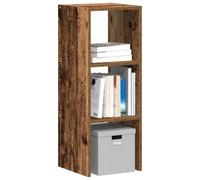 vidaXL Libreria Impilabili Legno Antico 30x30x80 cm Legno Multistrato, scaffale per Libri, scaffale, scaffale Contenitore, armadietto portaoggetti