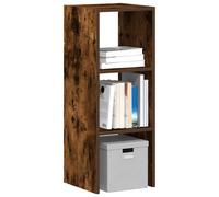 vidaXL Libreria Impilabili Rovere Fumo 30x30x80 cm Legno Multistrato