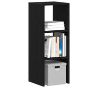 vidaXL Libreria Impilabili Rovere Nero 30x30x80 cm Legno Multistrato