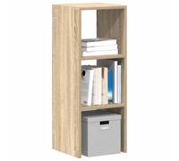 vidaXL Libreria Impilabili Rovere Sonoma 30x30x80 cm Legno Multistrato