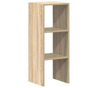 vidaXL Libreria Impilabili Rovere Sonoma 30x30x80 cm Legno Multistrato