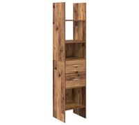 vidaXL Libreria in rovere vecchio - 40 x 35 x 180 cm - Offre molto spazio - Design durevole - Per interni - Necessario montaggio - Mensola autoportante - Design moderno per soggiorno e camera da letto